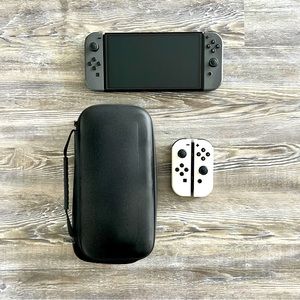 Used Nintendo Switch (OLED) w/ Gray Joy Cons and Dock